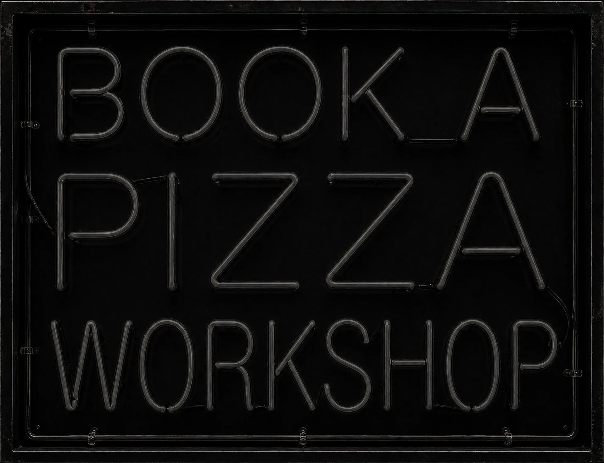 Pizza Workshop neon sign